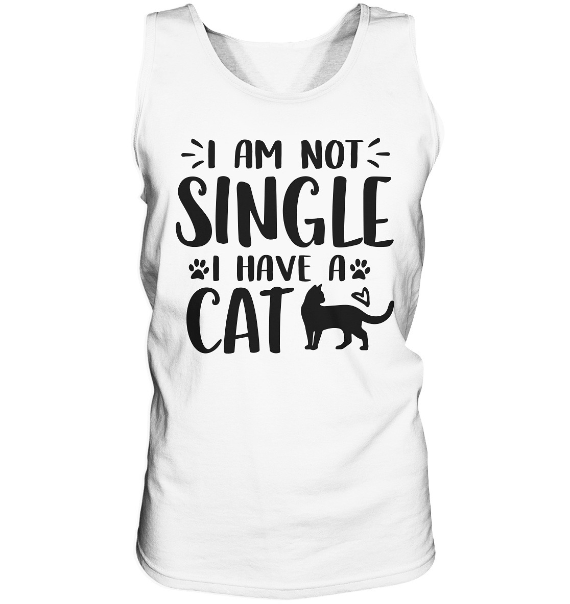 I'm not single I have a Cat - Tank-Top