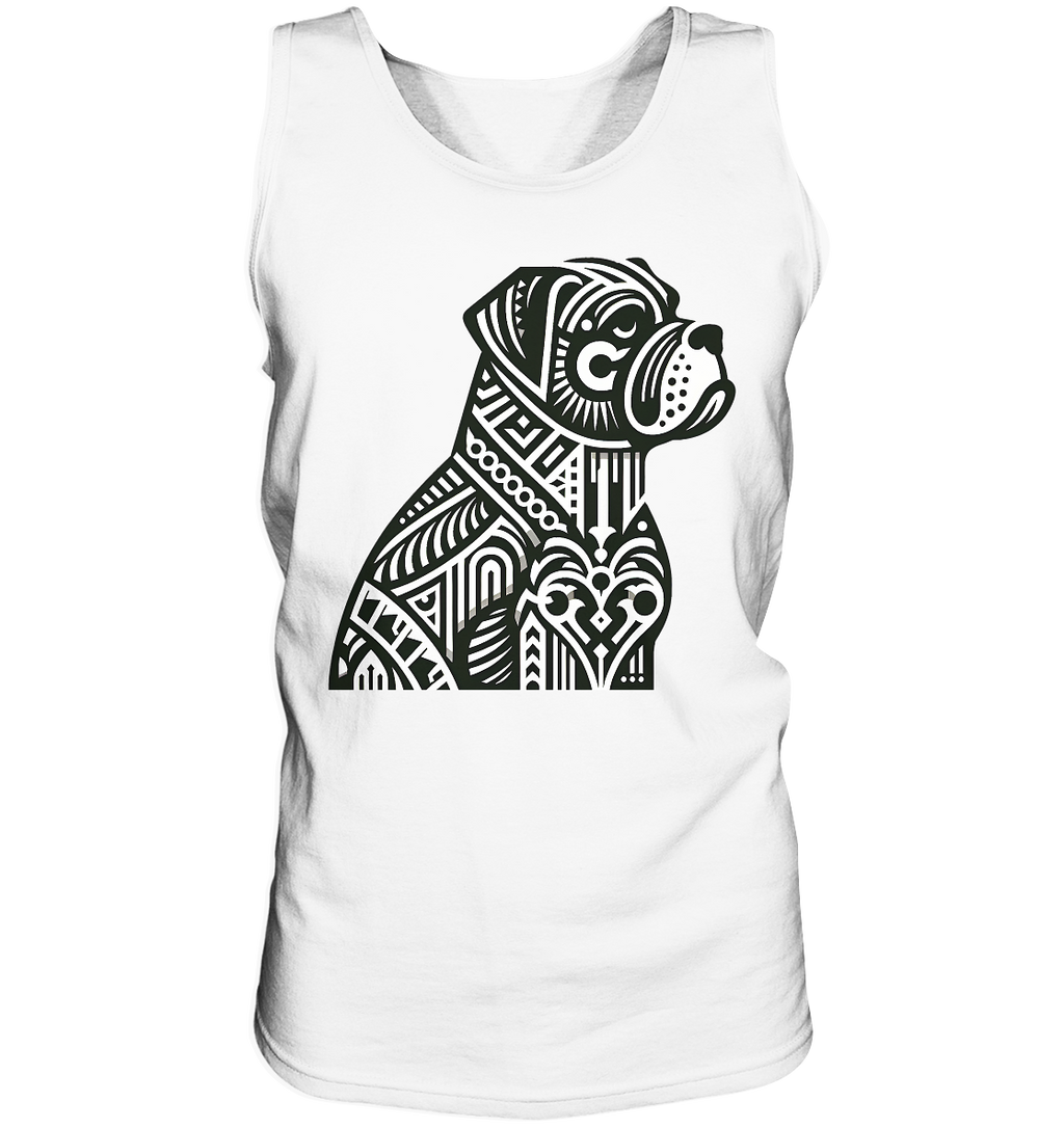 Hund Mastif Art Deco  - personalisierbar - Tank-Top