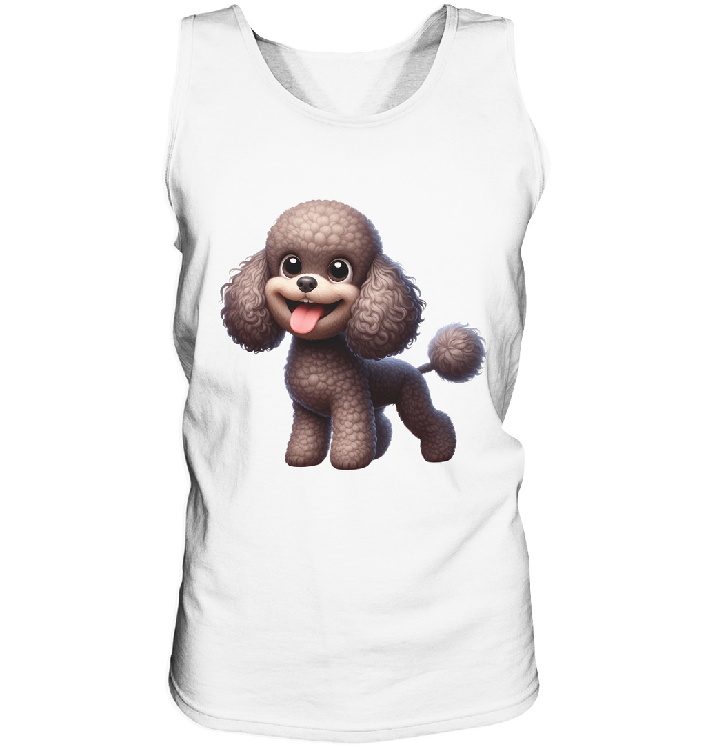 Pudel Comic - personalisierbar - Tank-Top