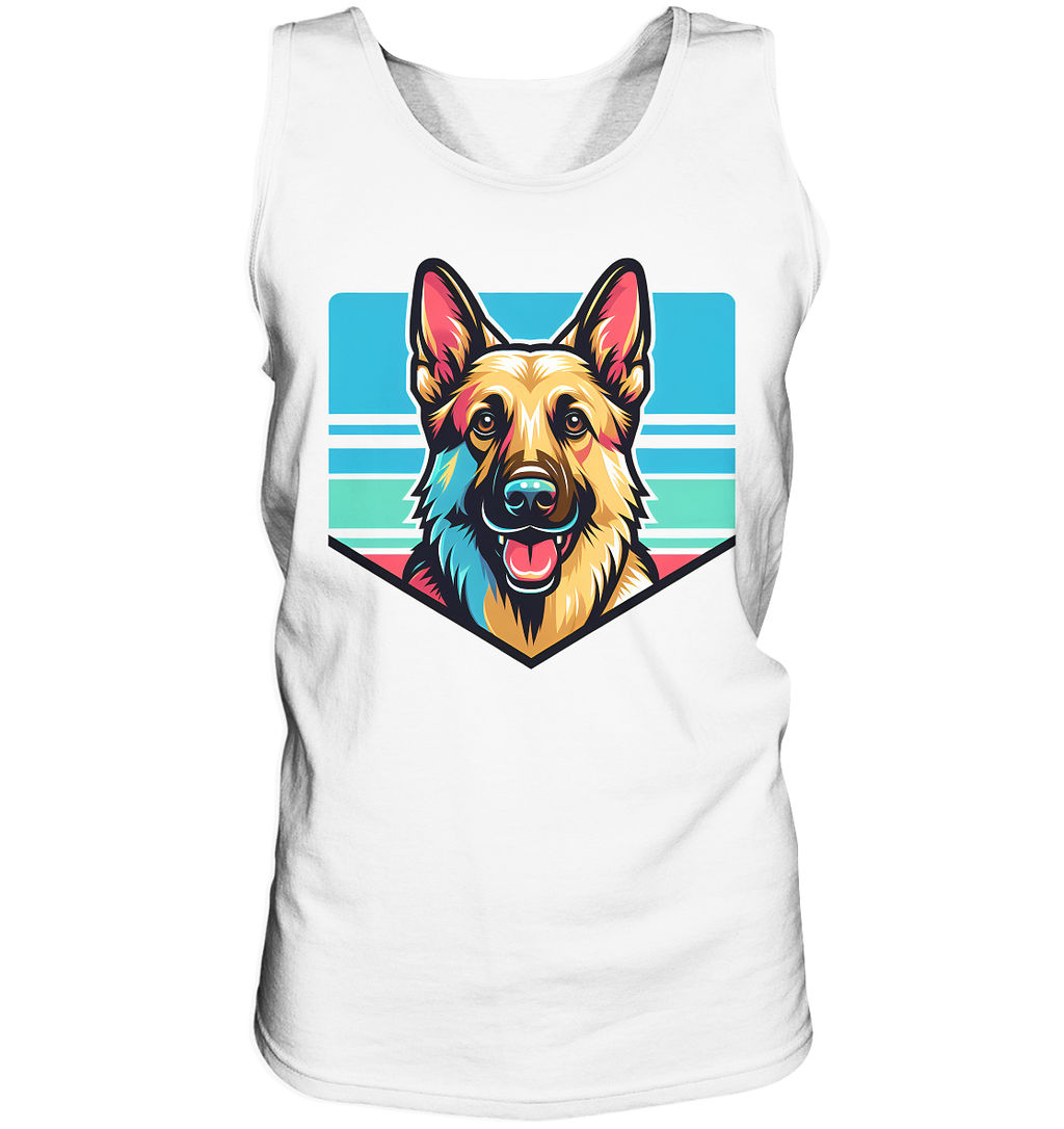 Schäferhund Pop Art - personalisierbar - Tank-Top