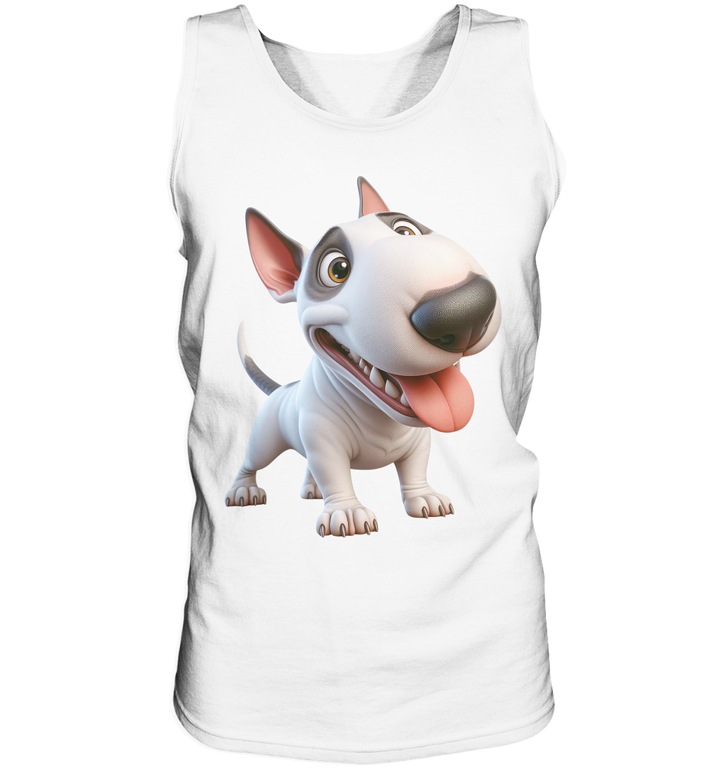 Bullterrier Cartoon personalisierbar - Tank-Top