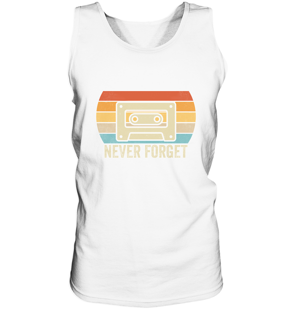 Never Forget Kassette 80's - Tank-Top