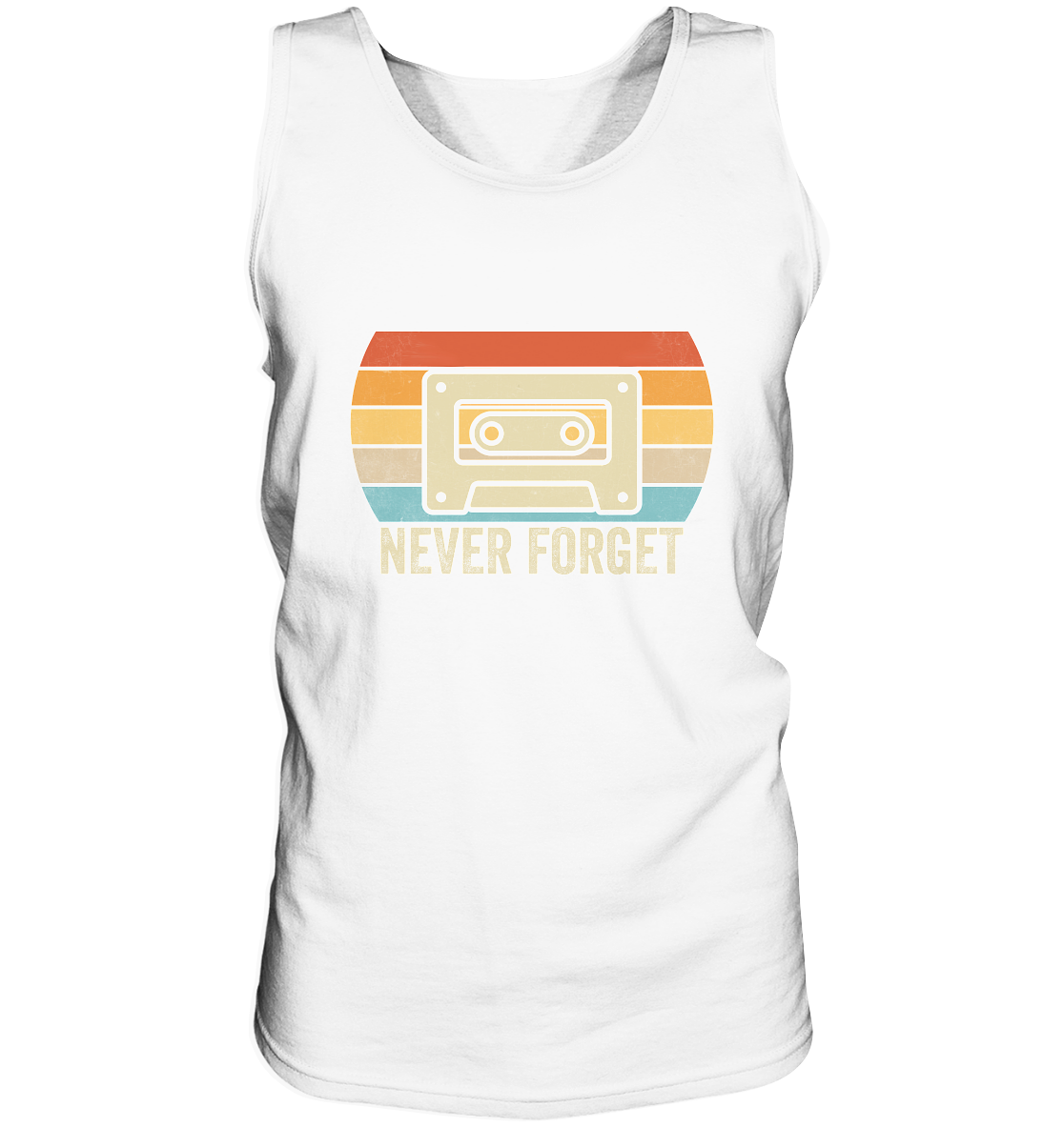 Never Forget Kassette 80's - Tank-Top