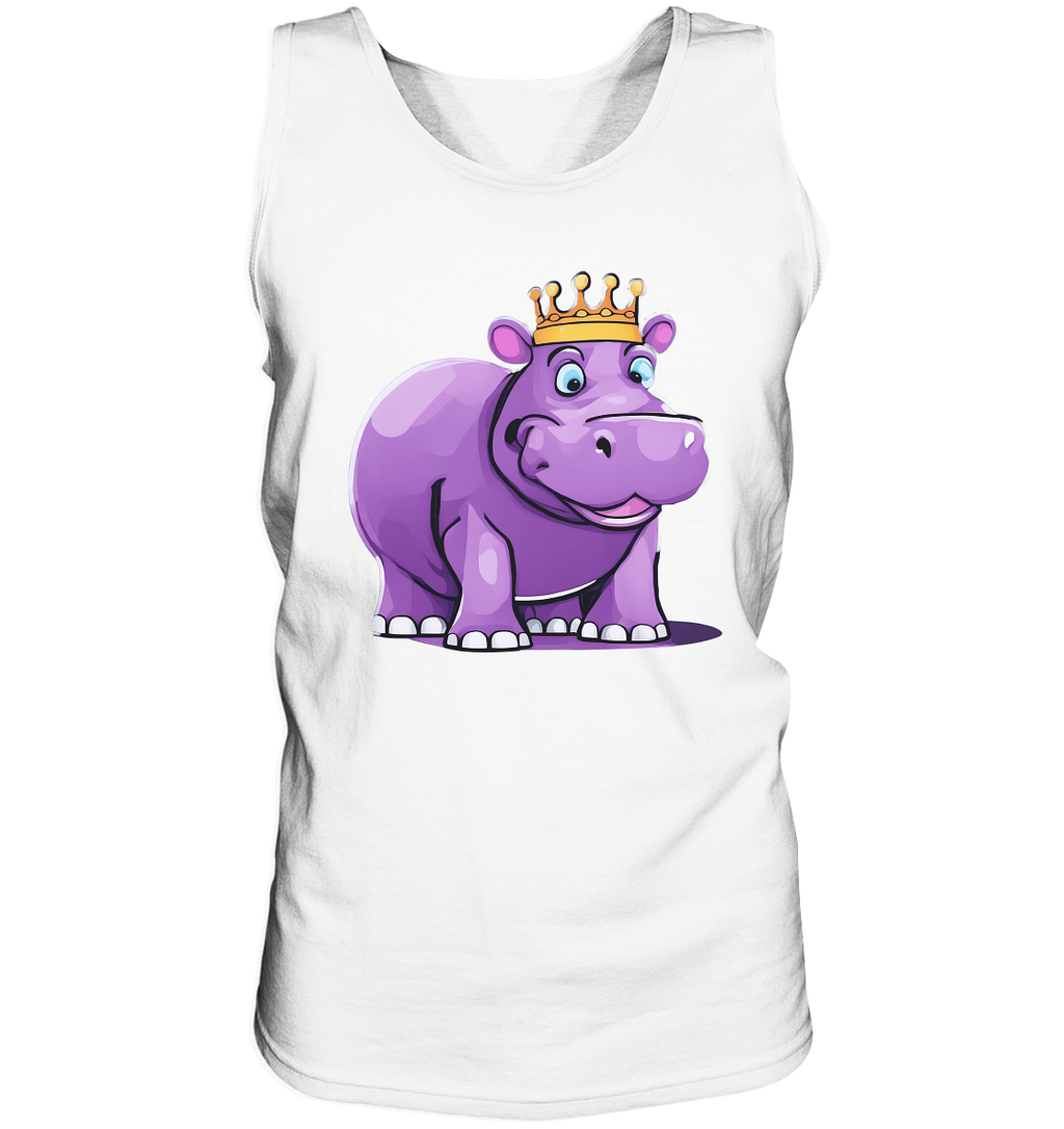 Hippo Queen Cute - personalisierbar - Tank-Top