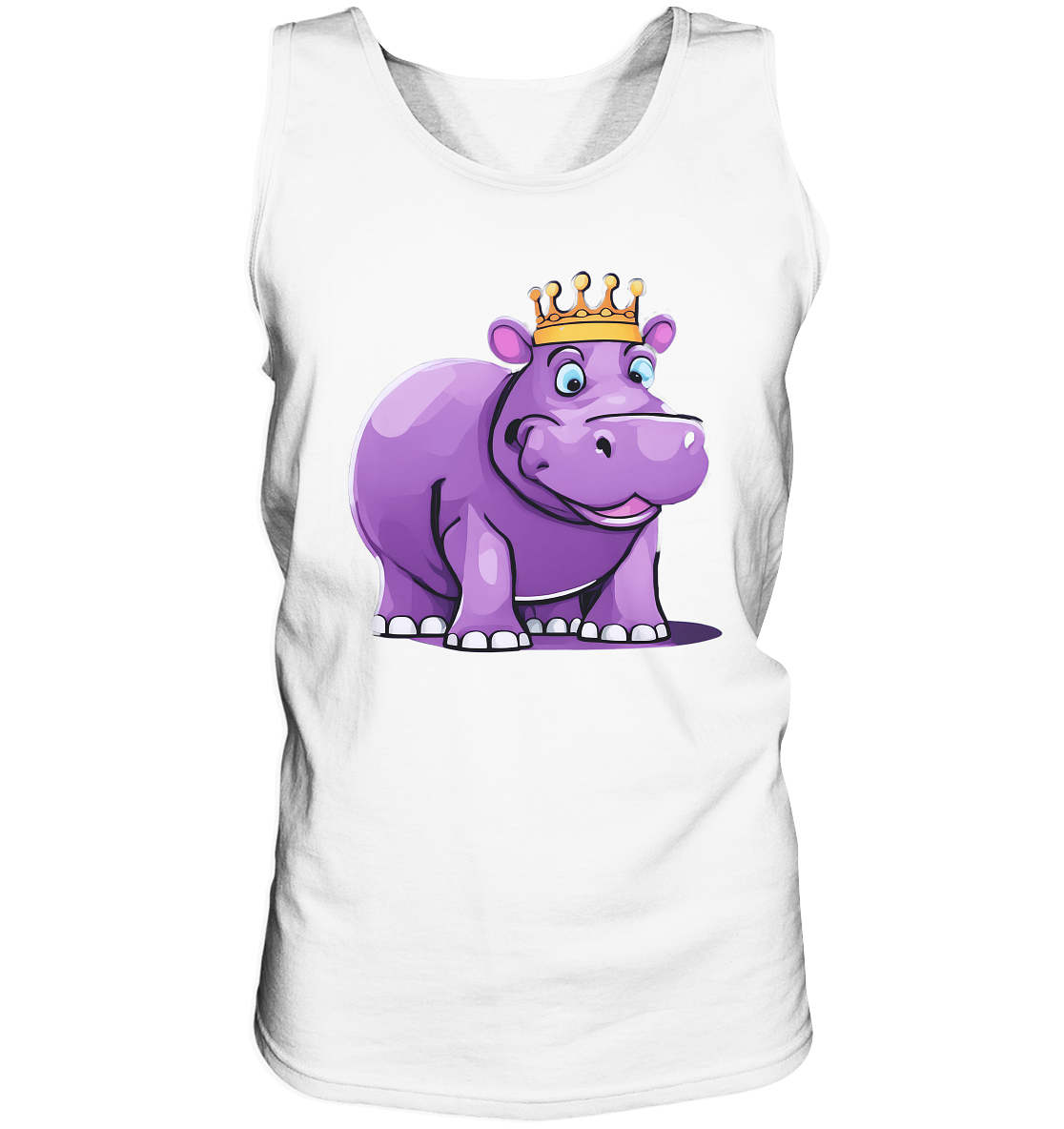 Hippo Queen Cute - personalisierbar - Tank-Top