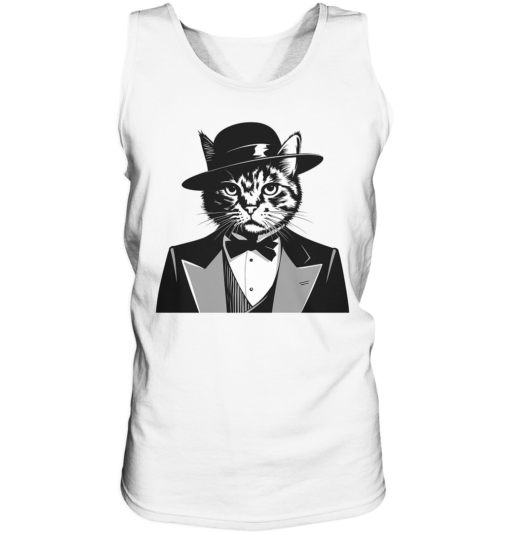 Godfather Katze Mafia - personalisierbar  - Tank-Top