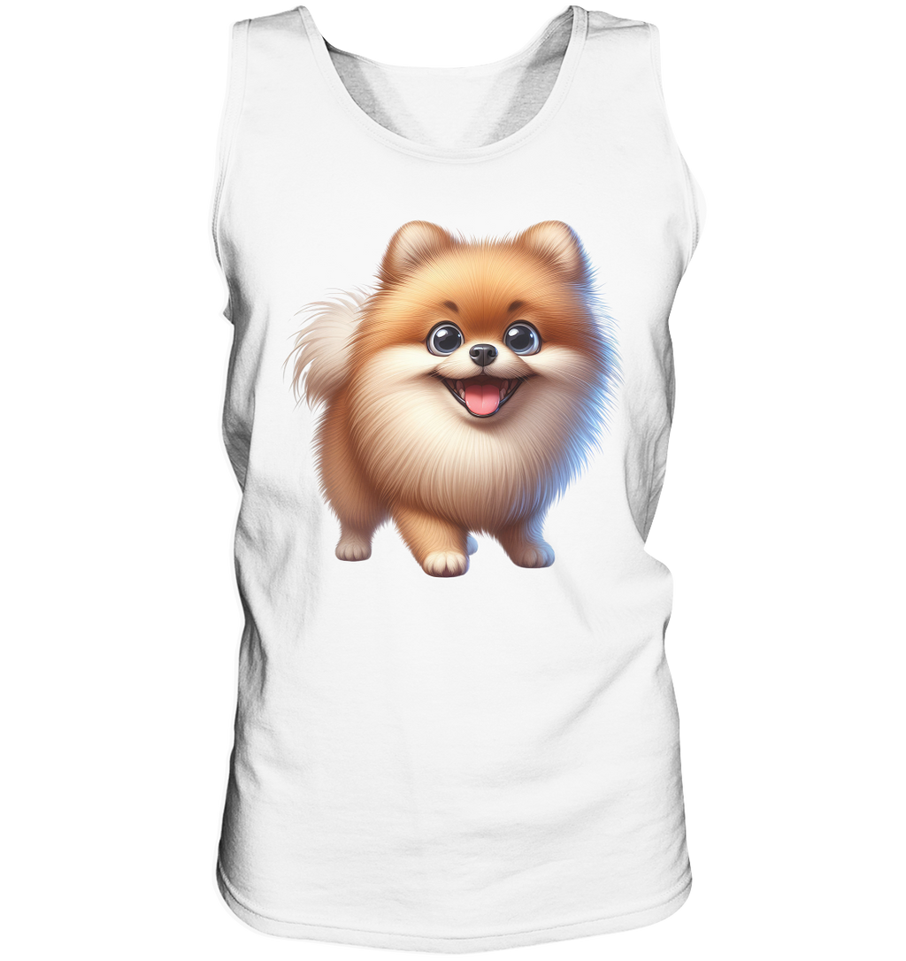 Pomeranien Cartoon - personalisierbar - Tank-Top