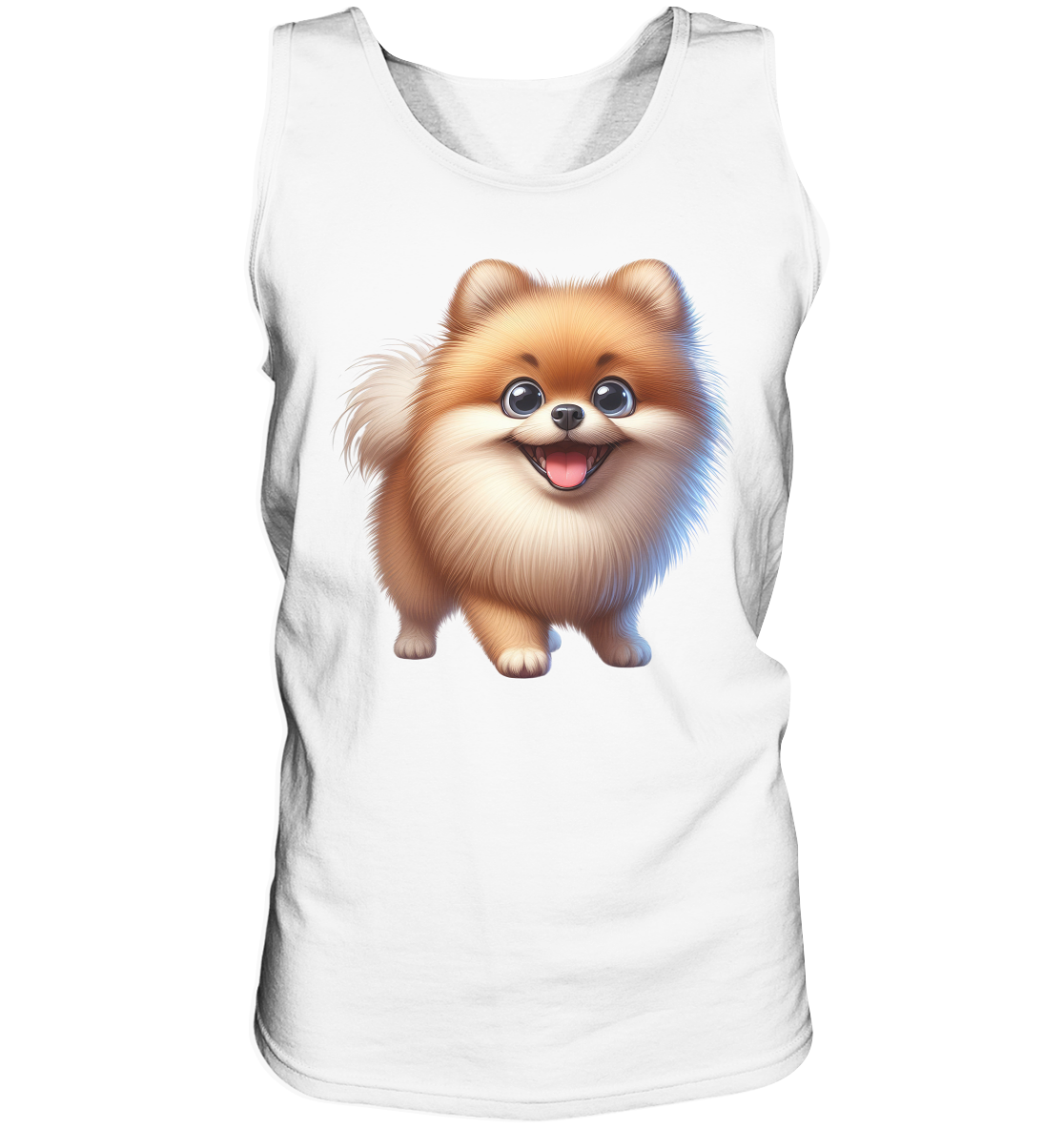 Pomeranien Cartoon - personalisierbar - Tank-Top