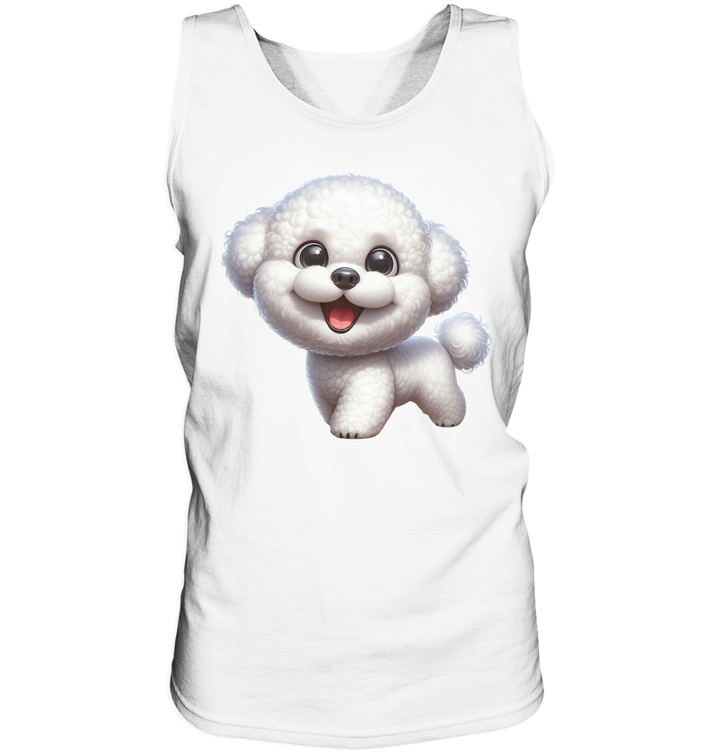 Bichon Frisé Cartoon personalisierbar - Tank-Top