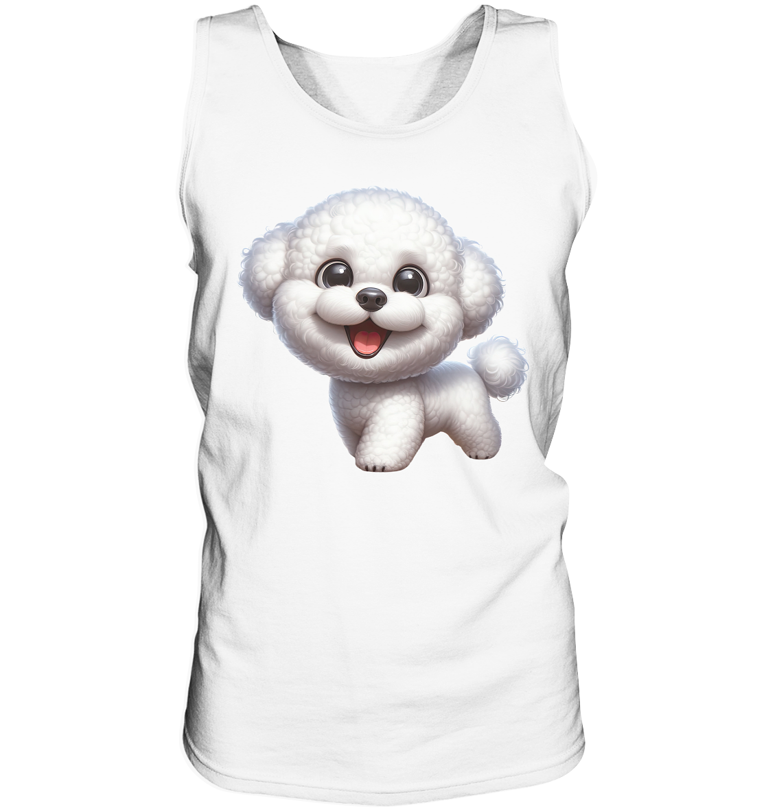 Bichon Frisé Cartoon personalisierbar - Tank-Top