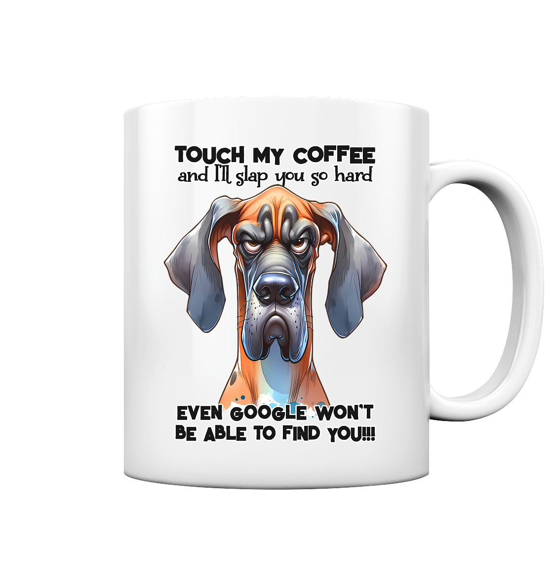 Grumpy Dog Kaffee - Tasse glossy