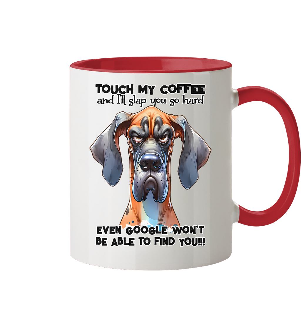 Grumpy Dog Kaffee - Tasse zweifarbig