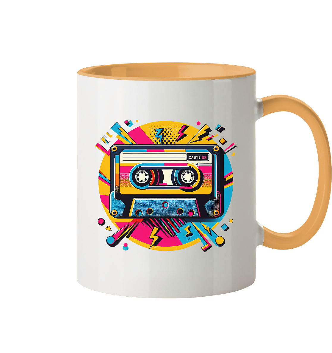 80s Kasettentape - Tasse zweifarbig