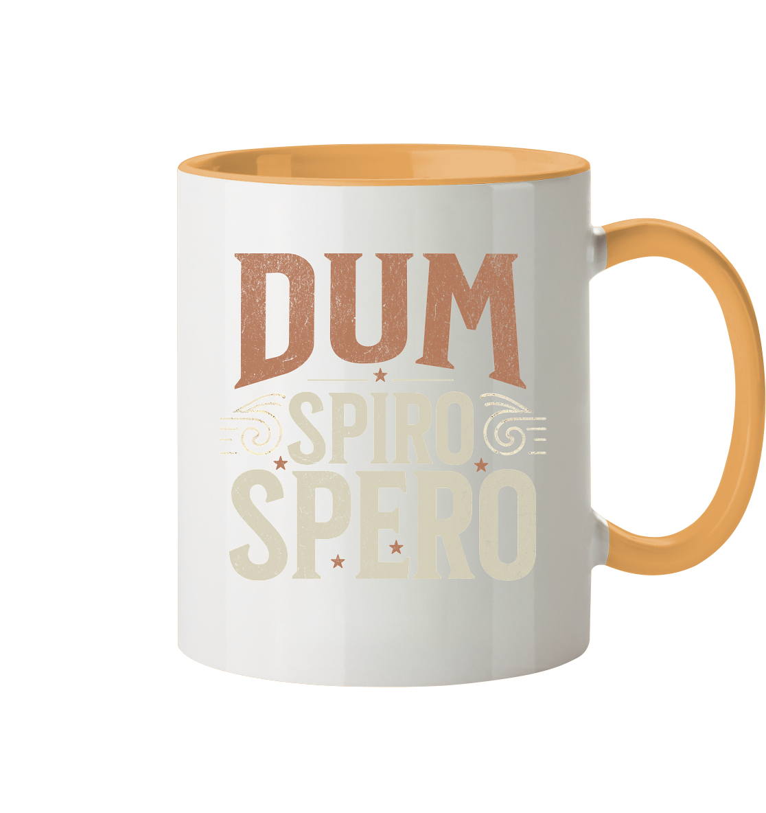 Dum Spiro Spero - Solange ich atme, hoffe ich - Tasse zweifarbig