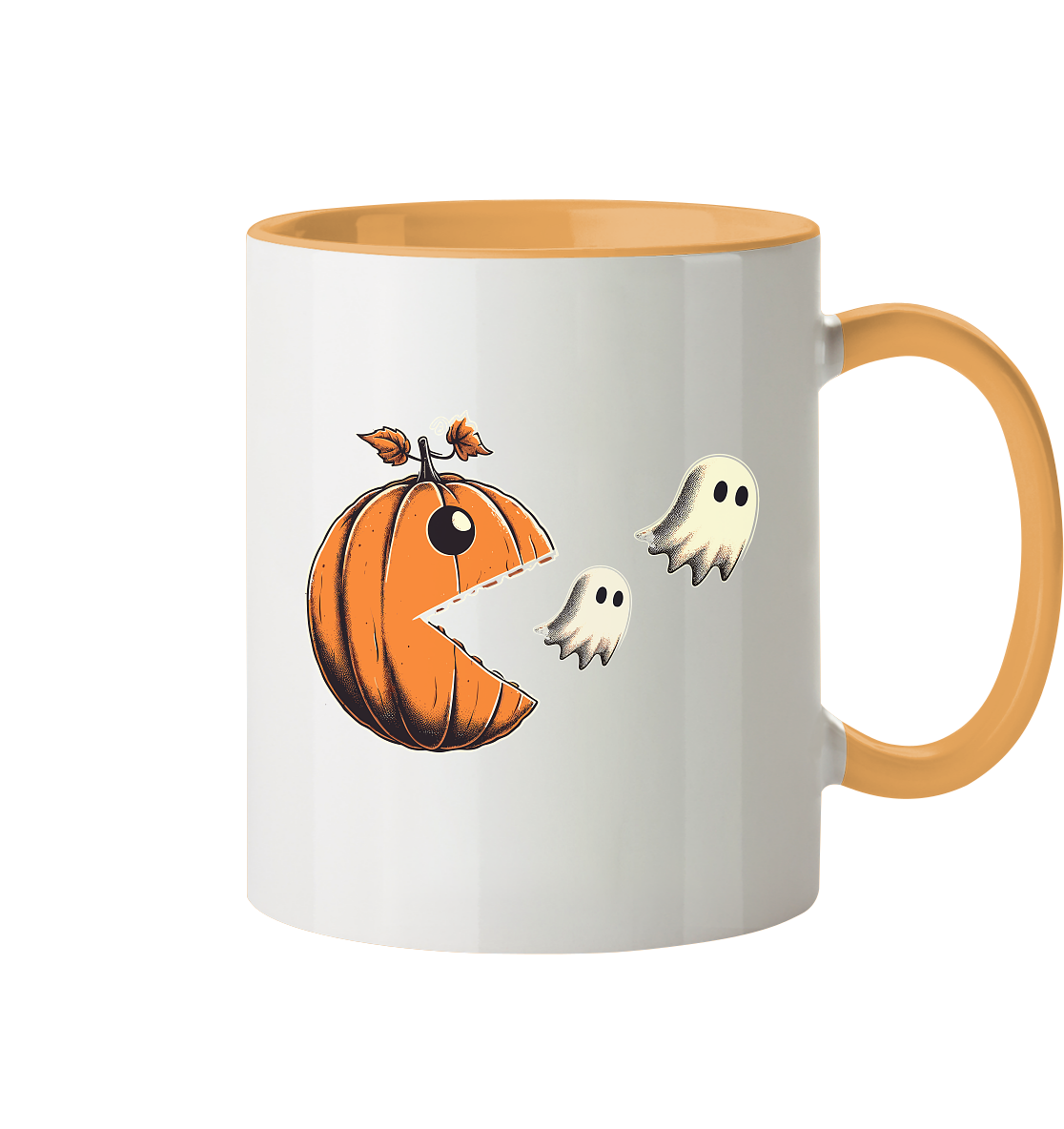 Halloween Pac-man - Tasse zweifarbig