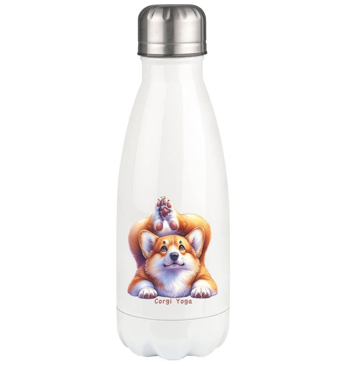 Corgi Yoga - Thermoflasche 350ml
