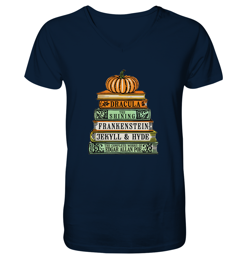 Halloween Autoren - V-Neck Shirt