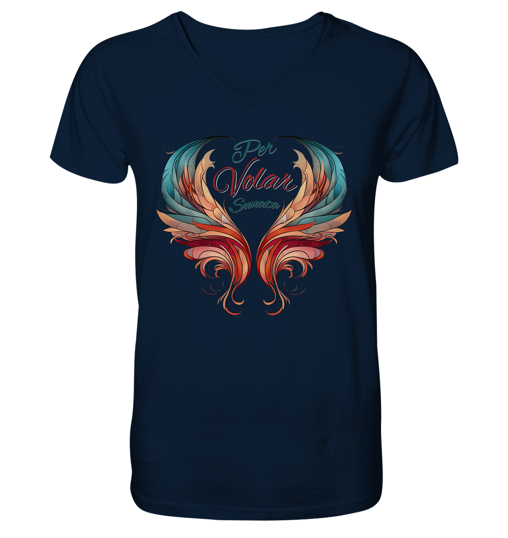 Per Volar Sunata  - V-Neck Shirt