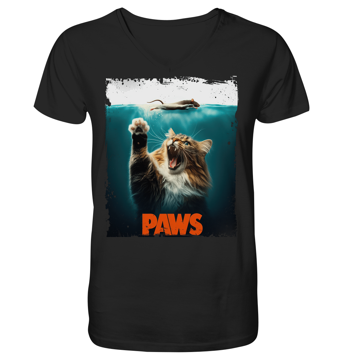 Paws  - V-Neck Shirt