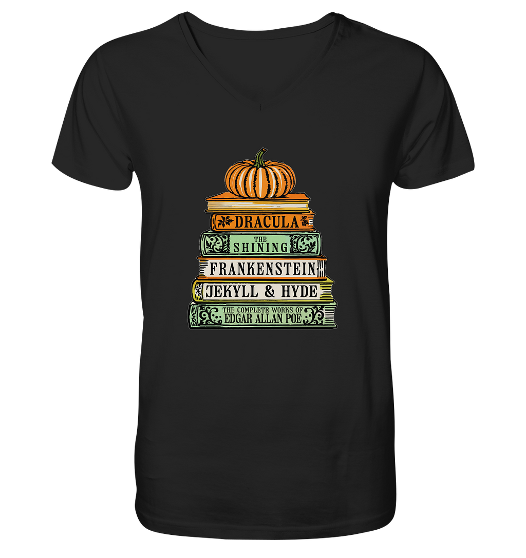Halloween Autoren - V-Neck Shirt