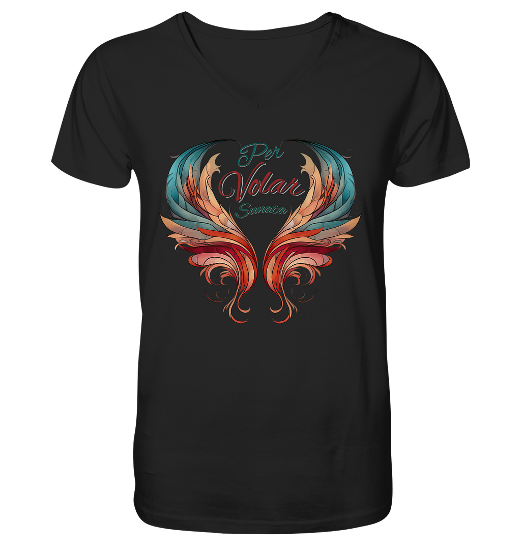 Per Volar Sunata  - V-Neck Shirt
