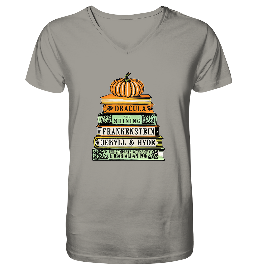 Halloween Autoren - V-Neck Shirt