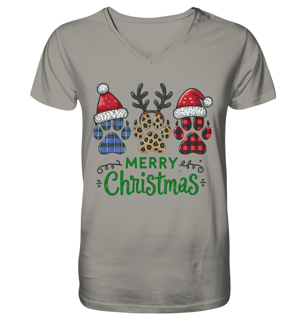 Paw Merry Christmas  - V-Neck Shirt