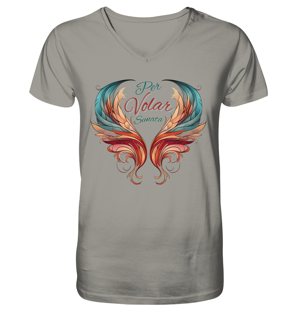 Per Volar Sunata  - V-Neck Shirt