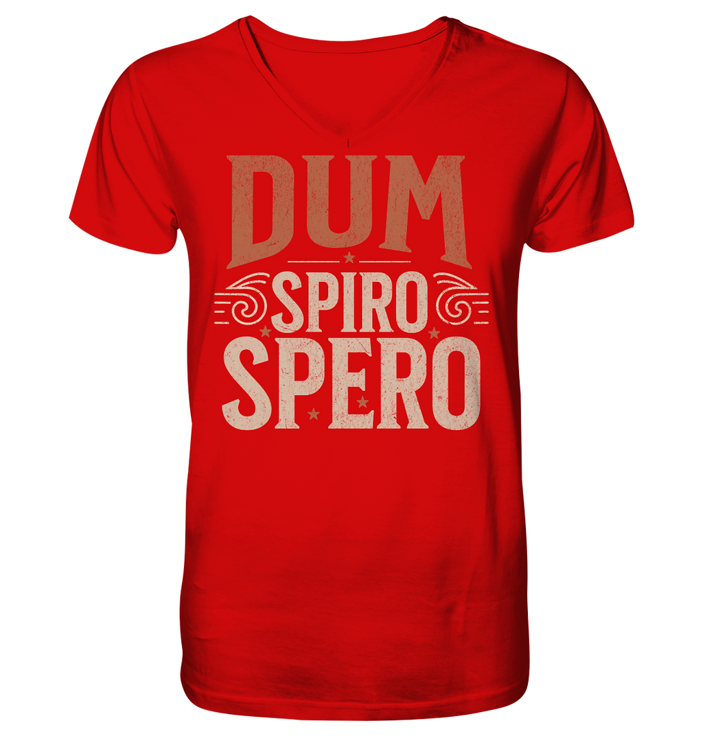 Dum Spiro Spero - V-Neck Shirt