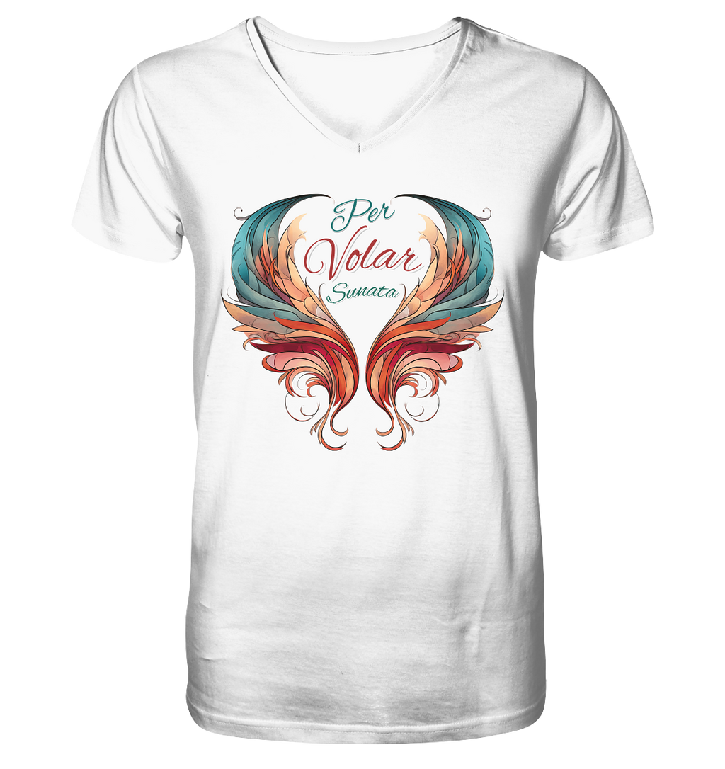 Per Volar Sunata  - V-Neck Shirt