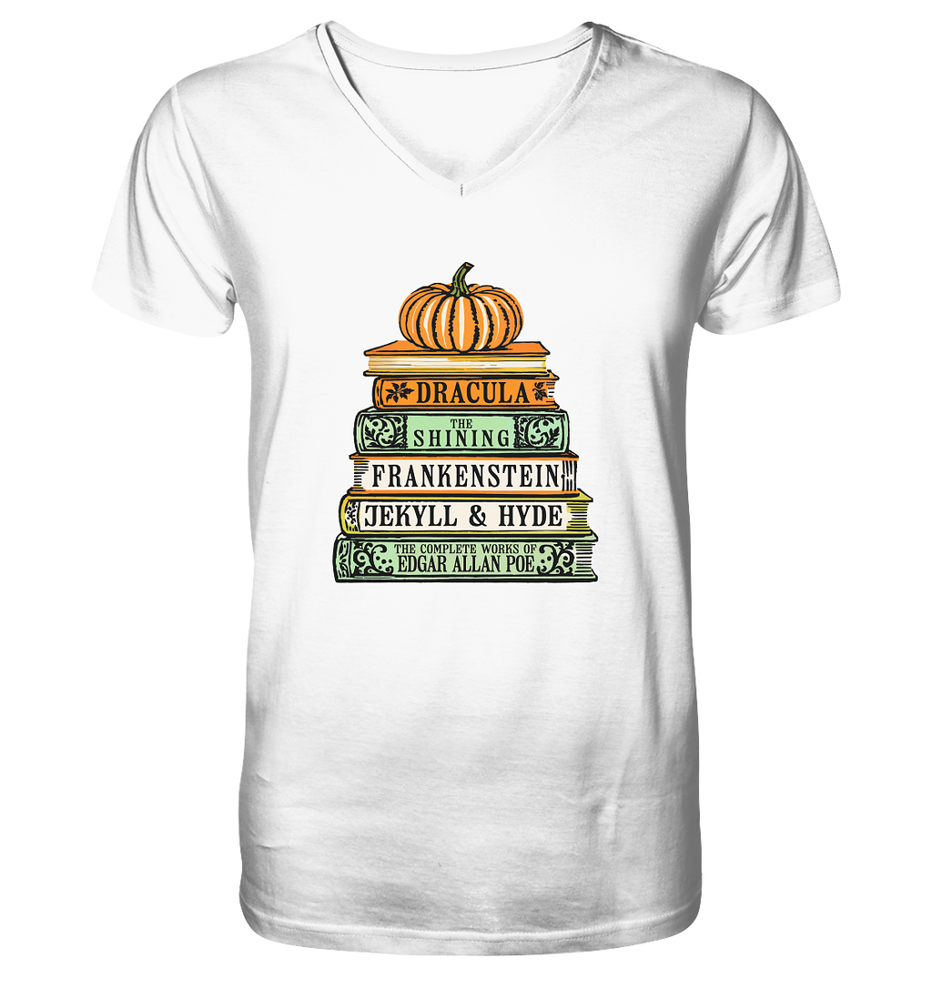 Halloween Autoren - V-Neck Shirt