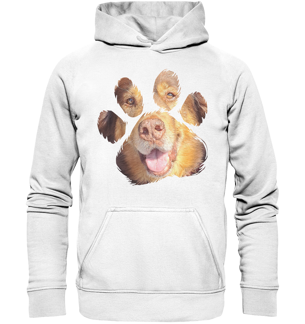 Pfoten Hoodie personalisiert - Organic Basic Hoodie