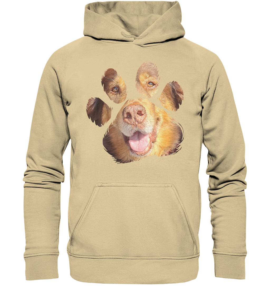 Pfoten Hoodie personalisiert - Organic Basic Hoodie