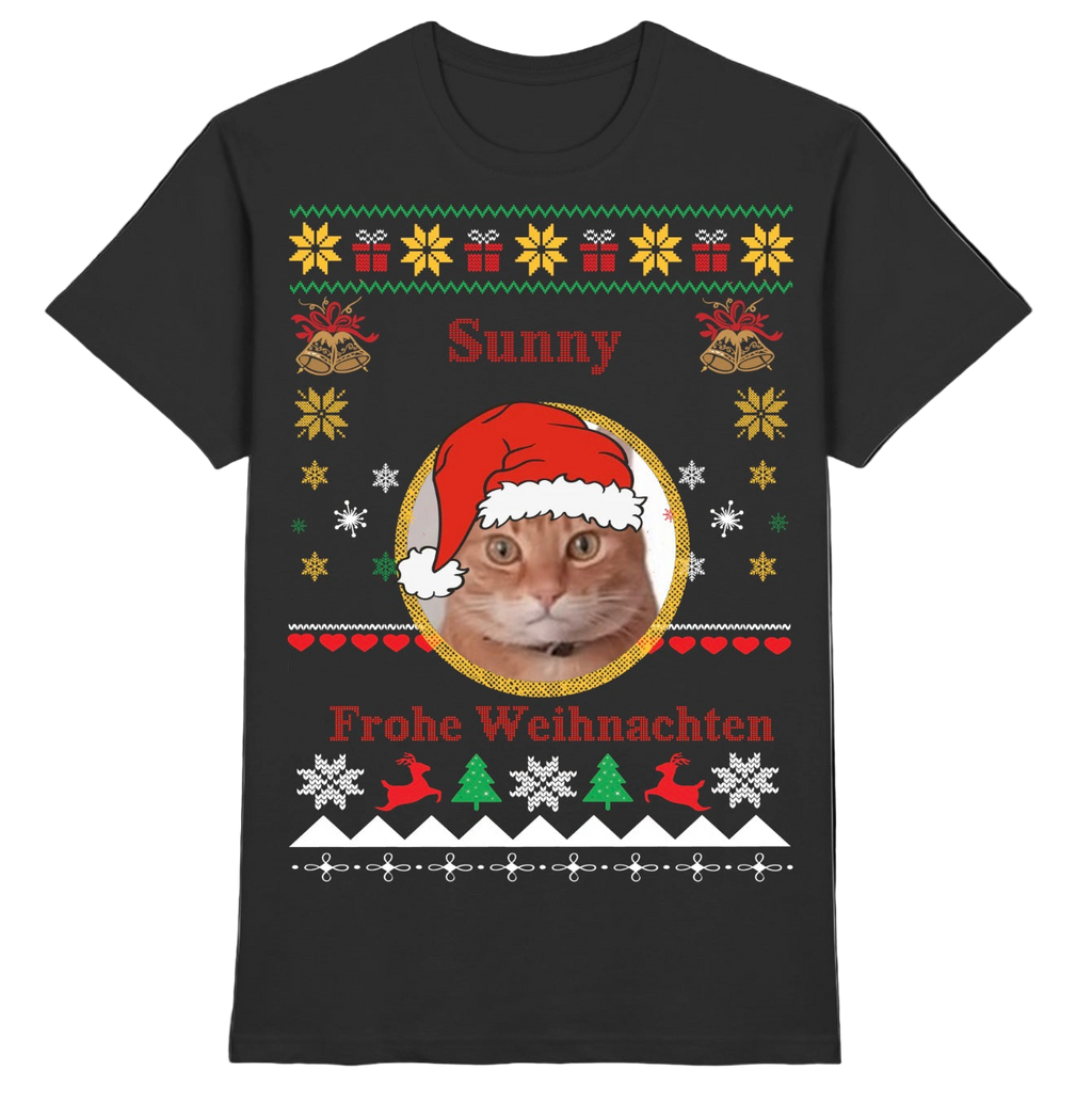 Santa Paws Ugly Christmas Shirt personalisiert